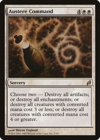 Austere Command [Lorwyn] | Jomio and Rueliete's Cards and Comics