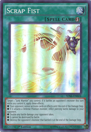 Scrap Fist [SDSE-EN024] Super Rare | Jomio and Rueliete's Cards and Comics