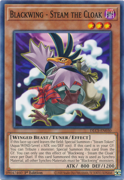 Blackwing - Steam the Cloak [DLCS-EN030] Common | Jomio and Rueliete's Cards and Comics
