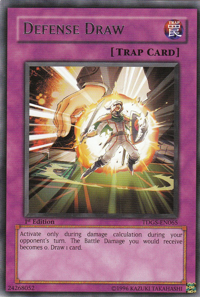 Defense Draw [TDGS-EN065] Rare | Jomio and Rueliete's Cards and Comics