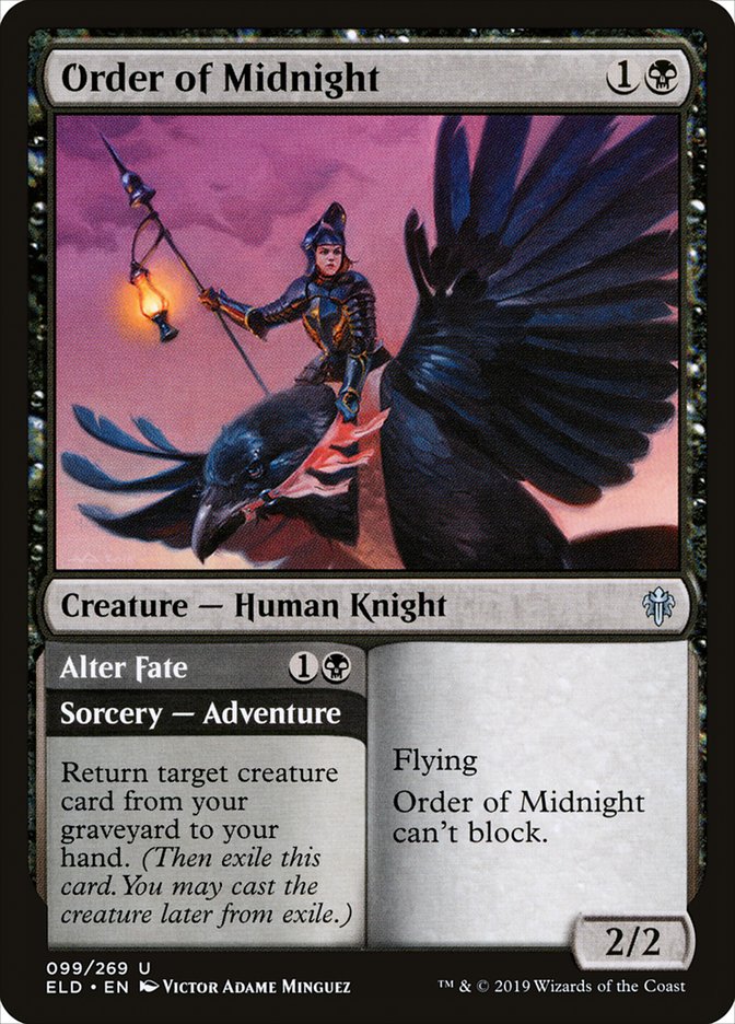 Order of Midnight // Alter Fate [Throne of Eldraine] | Jomio and Rueliete's Cards and Comics