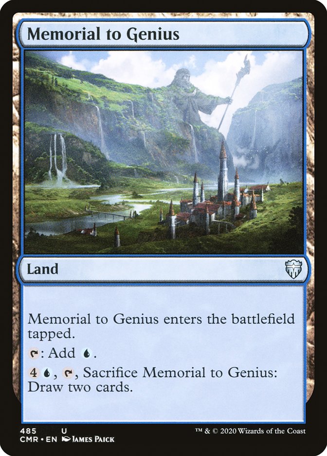 Memorial to Genius [Commander Legends] | Jomio and Rueliete's Cards and Comics