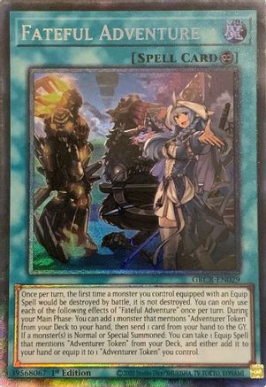 Fateful Adventure [GRCR-EN029] Collector's Rare | Jomio and Rueliete's Cards and Comics