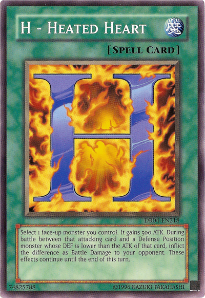 H - Heated Heart [DR04-EN218] Common | Jomio and Rueliete's Cards and Comics