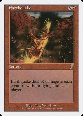 Earthquake [Seventh Edition] | Jomio and Rueliete's Cards and Comics