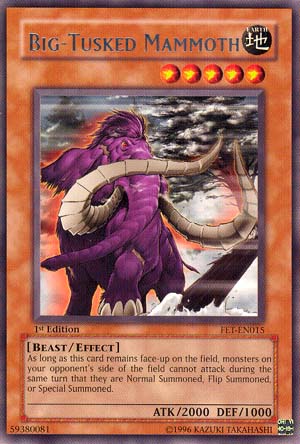 Big-Tusked Mammoth [FET-EN015] Rare | Jomio and Rueliete's Cards and Comics