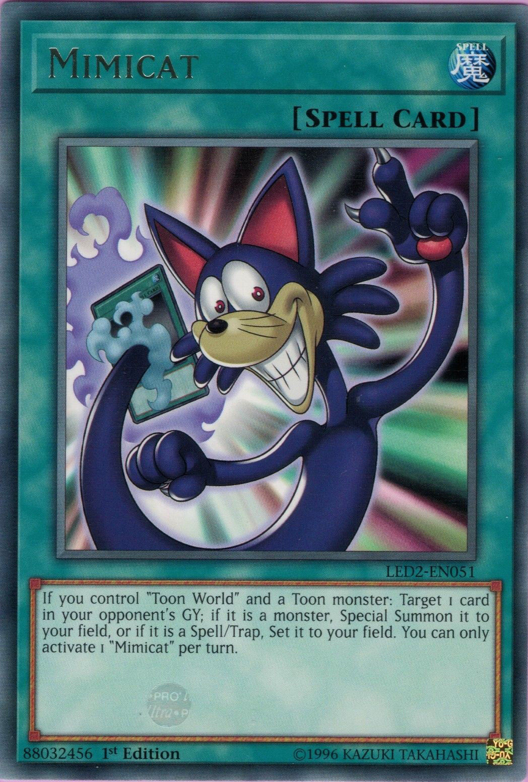 Mimicat [LED2-EN051] Rare | Jomio and Rueliete's Cards and Comics