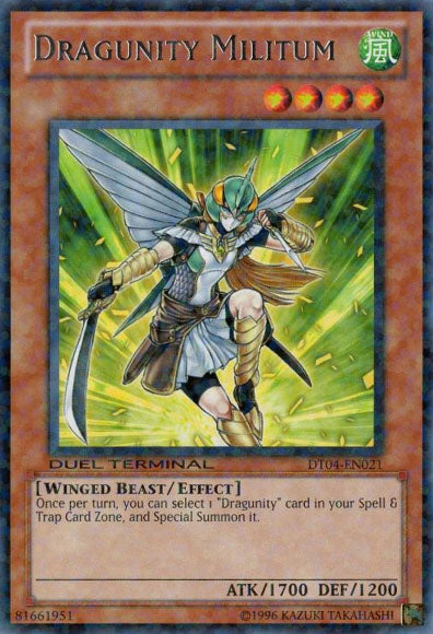 Dragunity Militum [DT04-EN021] Rare | Jomio and Rueliete's Cards and Comics