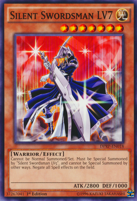 Silent Swordsman LV7 [DPRP-EN018] Common | Jomio and Rueliete's Cards and Comics