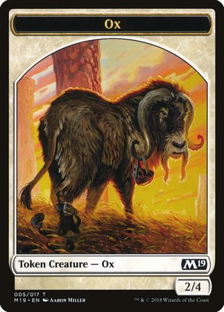 Ox Token [Core Set 2019 Tokens] | Jomio and Rueliete's Cards and Comics