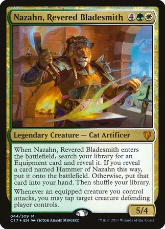 Nazahn, Revered Bladesmith [Commander 2017] | Jomio and Rueliete's Cards and Comics