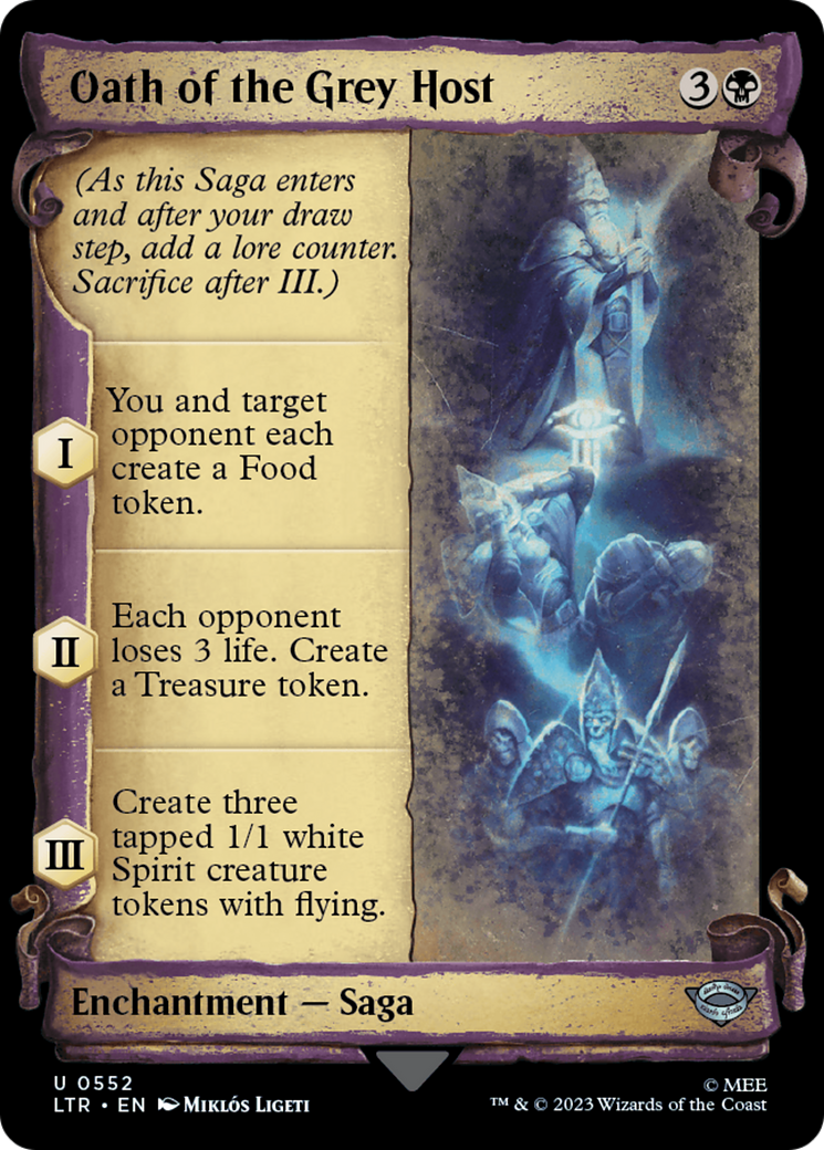 Oath of the Grey Host [The Lord of the Rings: Tales of Middle-Earth Showcase Scrolls] | Jomio and Rueliete's Cards and Comics