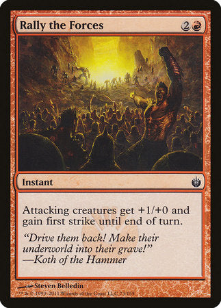 Rally the Forces [Mirrodin Besieged] | Jomio and Rueliete's Cards and Comics