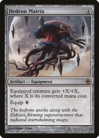 Hedron Matrix [Rise of the Eldrazi] | Jomio and Rueliete's Cards and Comics