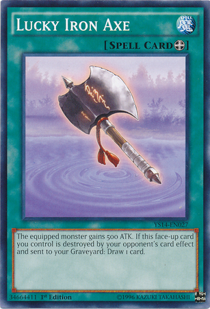 Lucky Iron Axe [YS14-EN027] Common | Jomio and Rueliete's Cards and Comics