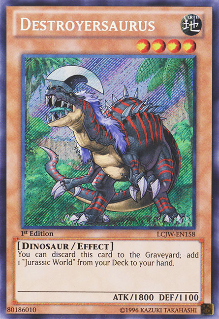 Destroyersaurus [LCJW-EN158] Secret Rare | Jomio and Rueliete's Cards and Comics
