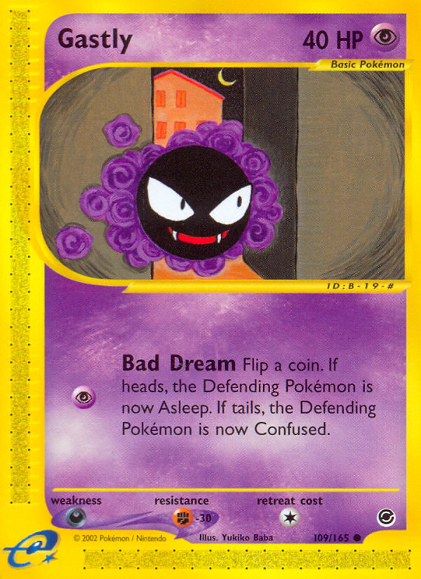 Gastly (109/165) [Expedition: Base Set] | Jomio and Rueliete's Cards and Comics