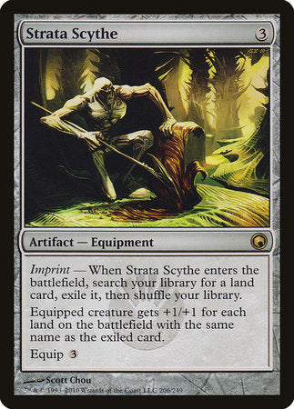 Strata Scythe [Scars of Mirrodin] | Jomio and Rueliete's Cards and Comics
