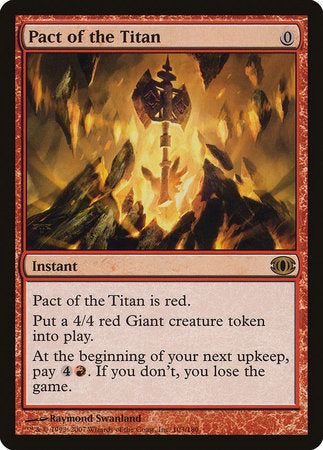 Pact of the Titan [Future Sight] | Jomio and Rueliete's Cards and Comics