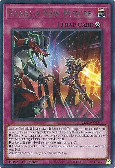 Forge a New Future [MAZE-EN030] Rare | Jomio and Rueliete's Cards and Comics