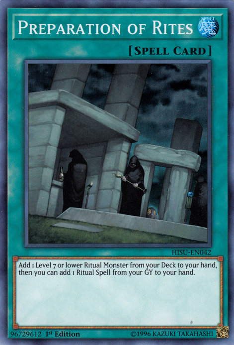 Preparation of Rites [HISU-EN042] Super Rare | Jomio and Rueliete's Cards and Comics