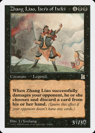 Zhang Liao, Hero of Hefei [Portal Three Kingdoms] | Jomio and Rueliete's Cards and Comics