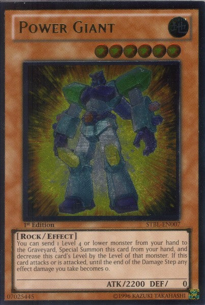 Power Giant [STBL-EN007] Ultimate Rare | Jomio and Rueliete's Cards and Comics