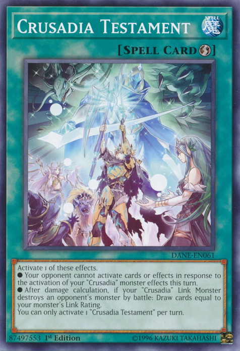 Crusadia Testament [DANE-EN061] Common | Jomio and Rueliete's Cards and Comics