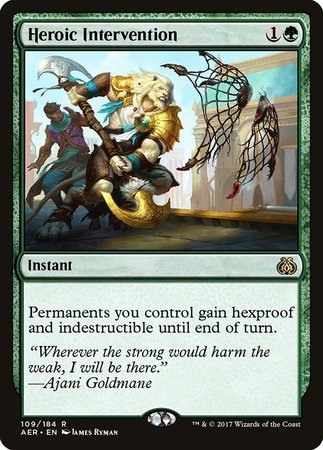 Heroic Intervention [Aether Revolt] | Jomio and Rueliete's Cards and Comics