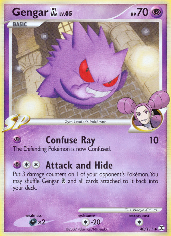Gengar GL (40/111) [Platinum: Rising Rivals] | Jomio and Rueliete's Cards and Comics