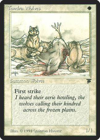 Tundra Wolves [Legends] | Jomio and Rueliete's Cards and Comics