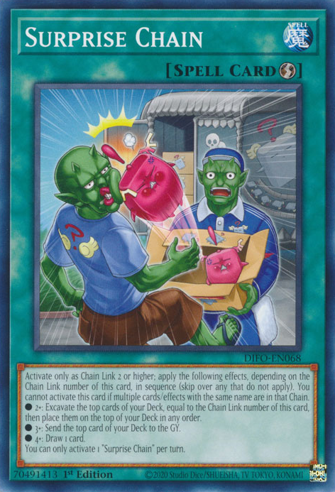 Surprise Chain [DIFO-EN068] Common | Jomio and Rueliete's Cards and Comics