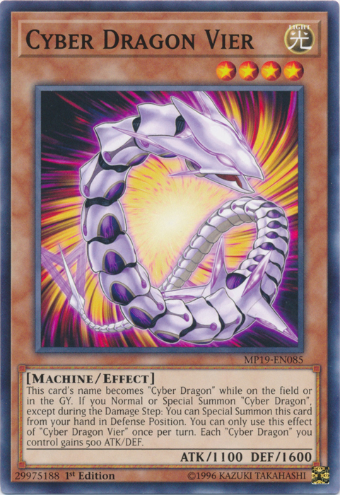 Cyber Dragon Vier [MP19-EN085] Common | Jomio and Rueliete's Cards and Comics