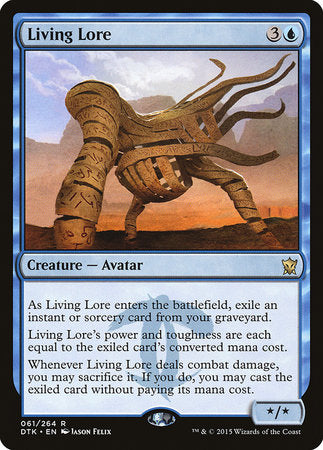 Living Lore [Dragons of Tarkir] | Jomio and Rueliete's Cards and Comics