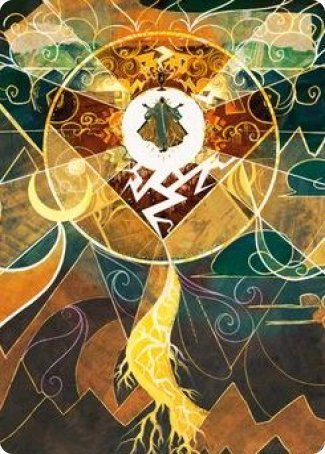 Lightning Bolt Art Card [Strixhaven: School of Mages Art Series] | Jomio and Rueliete's Cards and Comics