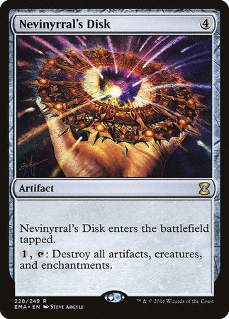 Nevinyrral's Disk [Eternal Masters] | Jomio and Rueliete's Cards and Comics
