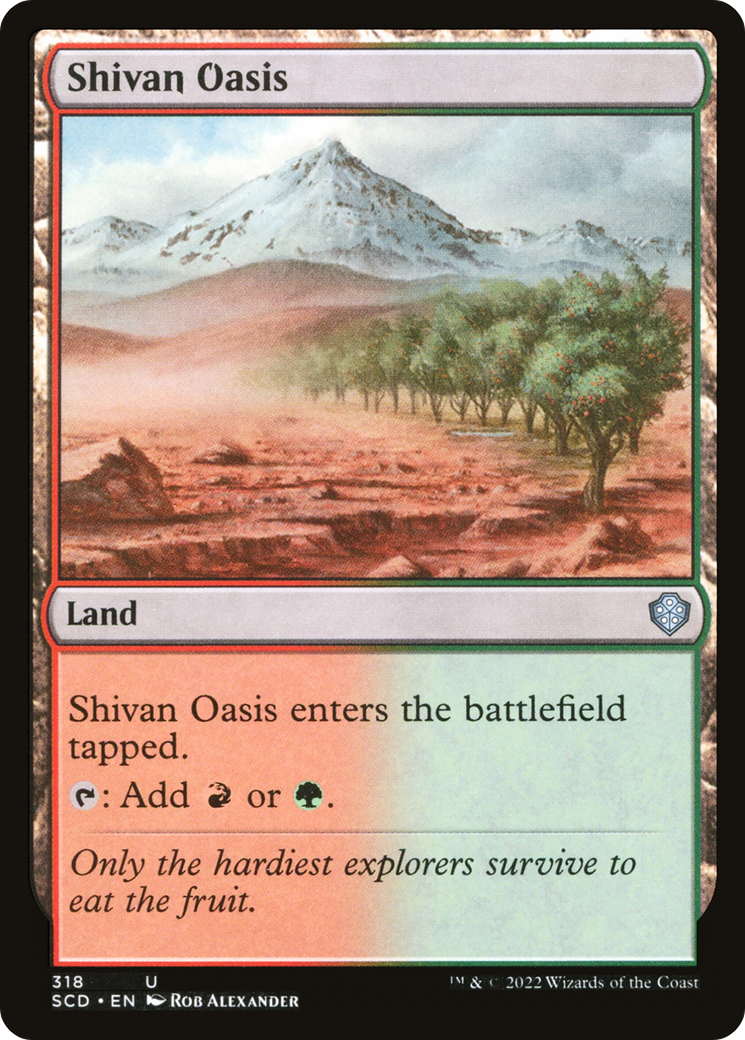 Shivan Oasis [Starter Commander Decks] | Jomio and Rueliete's Cards and Comics