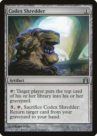 Codex Shredder [Return to Ravnica] | Jomio and Rueliete's Cards and Comics