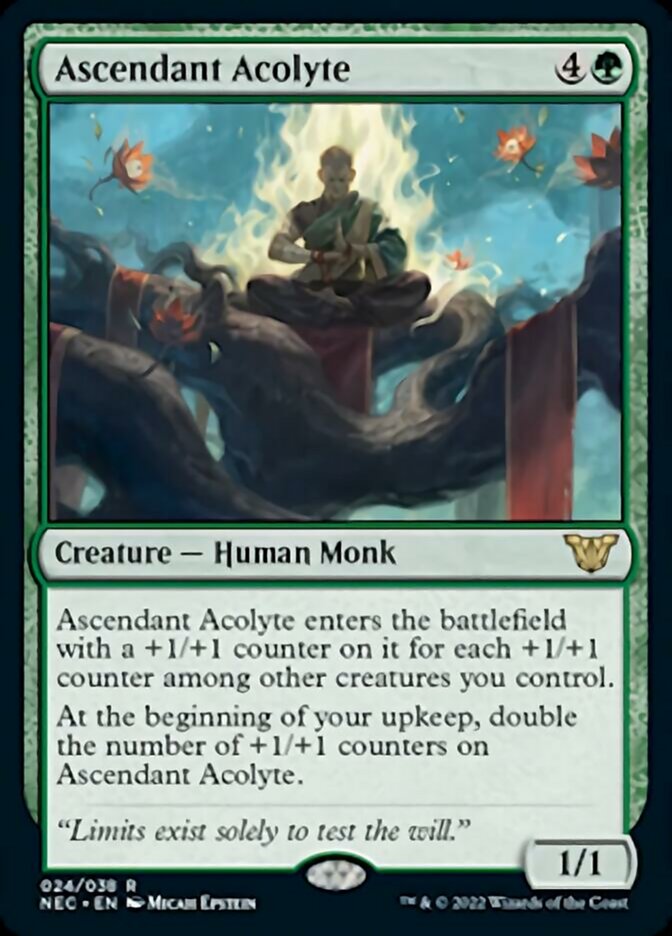 Ascendant Acolyte [Kamigawa: Neon Dynasty Commander] | Jomio and Rueliete's Cards and Comics