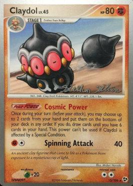 Claydol LV.45 (15/106) (Luxdrill - Stephen Silvestro) [World Championships 2009] | Jomio and Rueliete's Cards and Comics