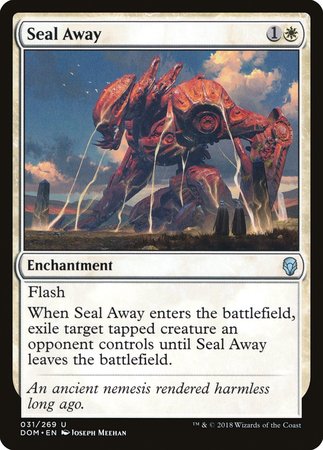 Seal Away [Dominaria] | Jomio and Rueliete's Cards and Comics