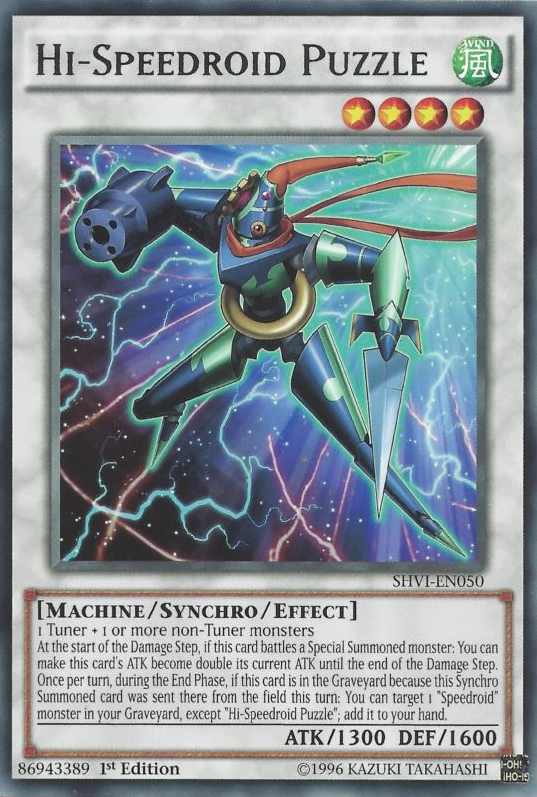 Hi-Speedroid Puzzle [SHVI-EN050] Rare | Jomio and Rueliete's Cards and Comics