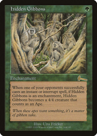 Hidden Gibbons [Urza's Legacy] | Jomio and Rueliete's Cards and Comics