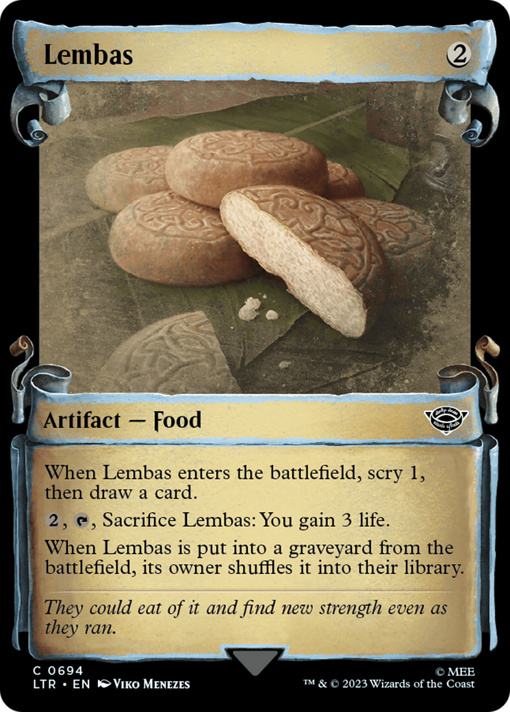 Lembas [The Lord of the Rings: Tales of Middle-Earth Showcase Scrolls] | Jomio and Rueliete's Cards and Comics