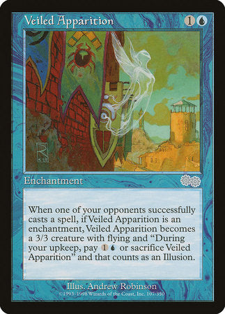 Veiled Apparition [Urza's Saga] | Jomio and Rueliete's Cards and Comics
