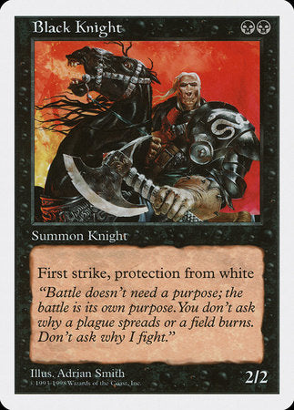 Black Knight [Anthologies] | Jomio and Rueliete's Cards and Comics