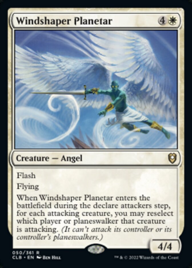 Windshaper Planetar [Commander Legends: Battle for Baldur's Gate] | Jomio and Rueliete's Cards and Comics