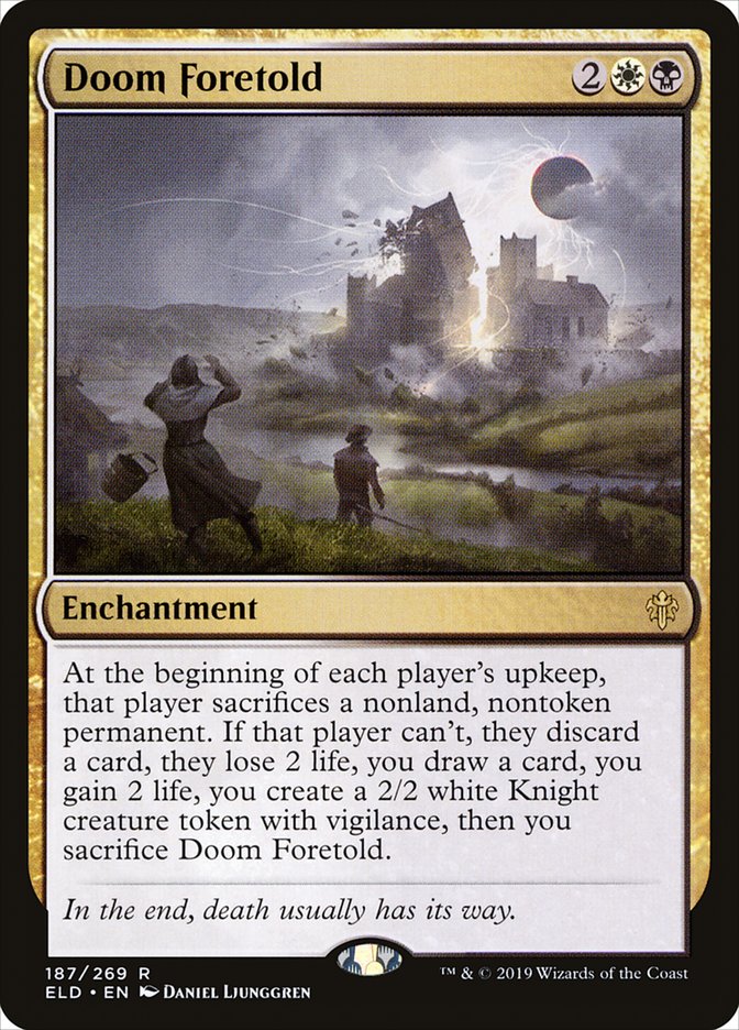Doom Foretold [Throne of Eldraine] | Jomio and Rueliete's Cards and Comics