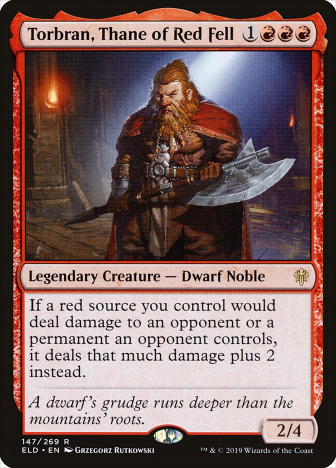Torbran, Thane of Red Fell [Throne of Eldraine] | Jomio and Rueliete's Cards and Comics