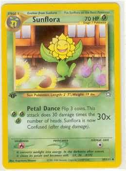 Sunflora (50/111) [Neo Genesis Unlimited] | Jomio and Rueliete's Cards and Comics